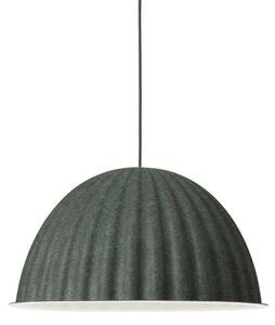 Lampada a sospensione Muuto, dimmerabile, Verde, Soggiorno, Tessuto / Tessile