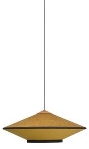 Lampada a sospensione Forestier, Cymbal, dimmerabile, Dorato / Ottone, Soggiorno, Tessuto / Tessile, Vintage