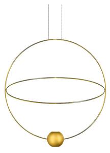 Lampada a sospensione Lodes, dimmerabile, Dorato / Ottone, Soggiorno, Metallo
