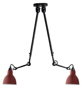 Plafoniera Lampe Gras, Rosso, Soggiorno, Metallo