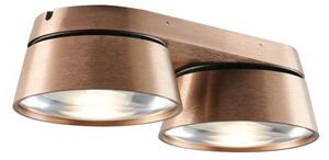 Plafoniera LIGHT-POINT, Bronzo / Ottone anticato, Soggiorno, Alluminio