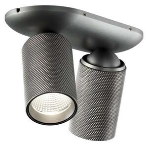 Plafoniera LIGHT-POINT, Metallizzato, Soggiorno, Alluminio