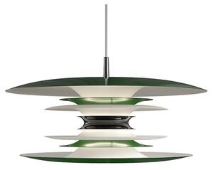 Lampada a sospensione Belid, dimmerabile, Verde, Soggiorno, Metallo