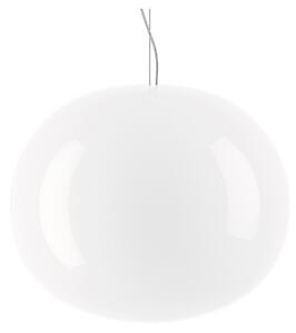 Lampada a sospensione Lodes, dimmerabile, Bianco, Sala da pranzo, Vetro
