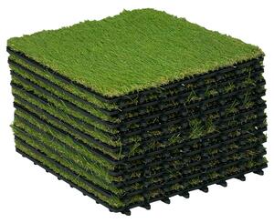 10 Lastre Da Giardino 29.5x29.5 Cm - Griglia Verde Per Percorsi Orto - Foto 3