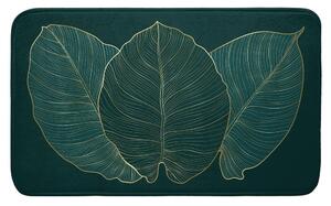 Tappetino per il bagno verde scuro 45x75 cm Jade – douceur d'intérieur