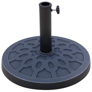 Outsunny Base per Ombrellone Rotondo per Pali da Ø38 e Ø48 mm, in Resina e Acciaio, Ø45 cm, Bronzo