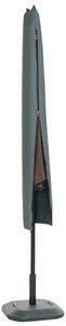 Outsunny Copertura per Ombrellone Impermeabile, Custodia Copri Ombrellone con Cerniera e Laccio, Grigio