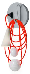 Applique da parete Foscarini, Filo, Multicolore, Soggiorno, Metallo, Design