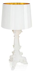 Lampade da tavolo Kartell, Bourgie, dimmerabile, Bianco, Soggiorno, Plastica, Design