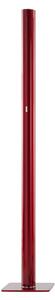 Lampada da terra Artemide, Ilio, dimmerabile, Rosso, Soggiorno, Metallo, Design