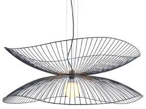 Lampada a sospensione Forestier, Libellule L, dimmerabile, Nero, Soggiorno, Metallo, Design