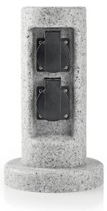 Colonnina elettrica per presa per esterni (altezza 27 cm) - Hilight