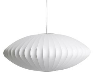 Lampada a sospensione HAY, Nelson Saucer Bubble, dimmerabile, Bianco, Soggiorno, Plastica, Design