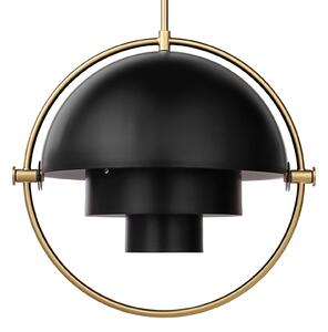 Lampada a sospensione GUBI, Multi-Lite, dimmerabile, Nero, Soggiorno, Metallo, Design