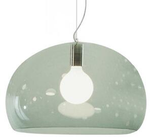 Lampada a sospensione Kartell, Big FL/Y, dimmerabile, Verde, Soggiorno, Plastica, Design