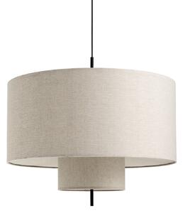 Lampada a sospensione New Works, Margin, dimmerabile, Beige, Soggiorno, Tessuto / Tessile, Design