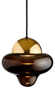 Lampada a sospensione DESIGN BY US, Nutty, dimmerabile, Marrone / Ruggine, Soggiorno, Vetro, Design