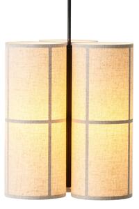 Lampada a sospensione Audo Copenhagen, Hashira Cluster, dimmerabile, Beige, Soggiorno, Tessuto / Tessile, Design