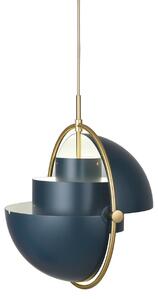 Lampada a sospensione GUBI, Multi-Lite, dimmerabile, Blu, Soggiorno, Metallo, Design