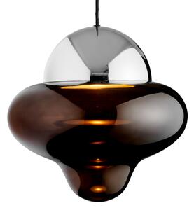 Lampada a sospensione DESIGN BY US, Nutty XL, dimmerabile, Marrone / Ruggine, Soggiorno, Vetro, Design