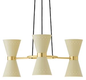 Lampada a sospensione Audo Copenhagen, Collector, dimmerabile, Beige, Soggiorno, Metallo, Design