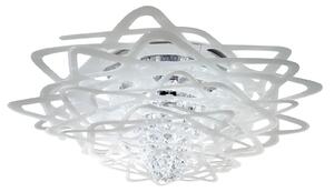 Plafoniera Slamp, Aurora, dimmerabile, Bianco, Soggiorno, Plastica, Design