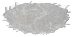 Plafoniera Slamp, VELI, dimmerabile, Bianco, Soggiorno, Plastica, Design