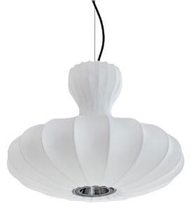 Lampada a sospensione LOOM DESIGN, Portobello, dimmerabile, Bianco, Soggiorno, Tessuto / Tessile, Scandinavo