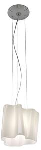 Lampada a sospensione Artemide, Logico, dimmerabile, Bianco, Soggiorno, Vetro, Design