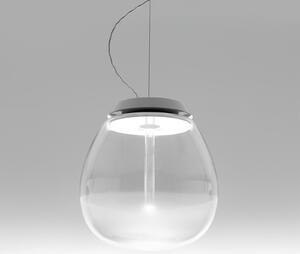Lampada a sospensione Artemide, Empatia, dimmerabile, Trasparente, Soggiorno, Vetro, Design