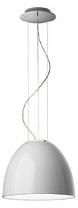 Lampada a sospensione Artemide, Nur Mini Gloss, dimmerabile, Bianco, Soggiorno, Metallo, Design