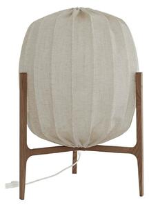 Lampada da terra Watt & Veke, dimmerabile, Beige, Soggiorno, Legno, Scandinavo