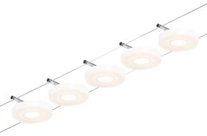 Plafoniera Paulmann, Wire DiscLED, Bianco, Corridoio, Plastica, Moderno