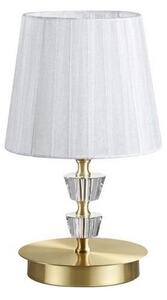 Ideal Lux - Lampada da tavolo in cristallo PEGASO 1xE14/28W/230V dorata