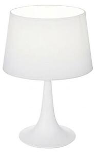 Ideal Lux - Lampada da tavolo LONDON 1xE27/60W/230V bianca