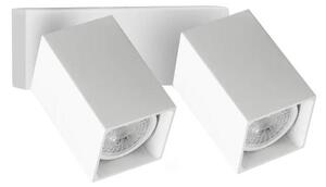 Ideal Lux - Faretto da parete LED orientabile DYNAMITE 2xGU10/7W/230V CRI 90 bianco