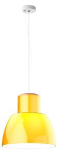 Lampada a sospensione Nemo Lighting, Lorosae, dimmerabile, Giallo, Soggiorno, Vetro