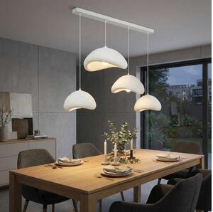 Brilagi - Lampadario a sospensione con cavo WABI SABI 4xE27/40W/230V bianco