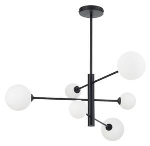Lampadario a stelo DORADO 6xG9/40W/230V nero