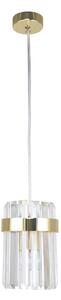 Lampada a sospensione su cavo VETRO 1xE14/10W/230V oro