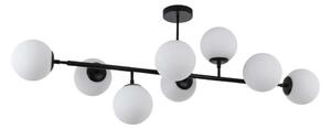 Lampadario a stelo DORADO 8xE14/40W/230V nero