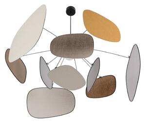 Lampada a sospensione MARKET SET, Screen 70's, dimmerabile, Multicolore, Soggiorno, Tessuto / Tessile, Design