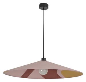 Lampada a sospensione MARKET SET, Sonia Laudet, dimmerabile, Rosa / Rosé, Soggiorno, Tessuto / Tessile, Design