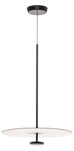 Lampada a sospensione Vibia, Flat, dimmerabile, Arancione, Soggiorno, Metallo, Moderno
