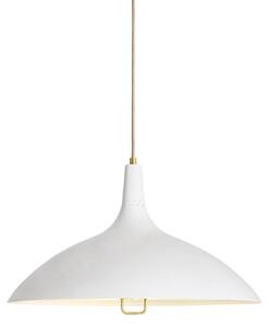 Lampada a sospensione GUBI, Bianco, Soggiorno, Metallo