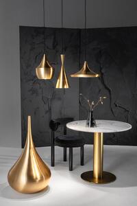 Lampada a sospensione Tom Dixon, Beat, dimmerabile, Dorato / Ottone, Soggiorno, Ottone, Design