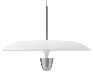 Lampada a sospensione New Works, Kantarell, dimmerabile, Bianco, Sala da pranzo, Metallo, Design