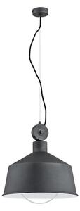 Lampadario a sospensione con filo CORA 1xE27/15W/230V grigio