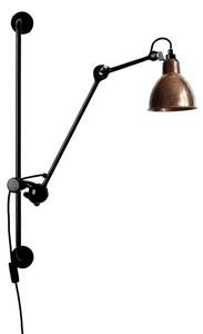 Applique da parete Lampe Gras, 201 Round, Nero, Soggiorno, Metallo, Industriale